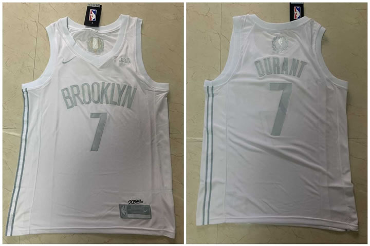 Nets 7 Kevin Durant White Nike Swingman MVP Jersey,We sell and wholesale Nets 7 Kevin Durant White Nike Swingman MVP Jersey on line form chian!